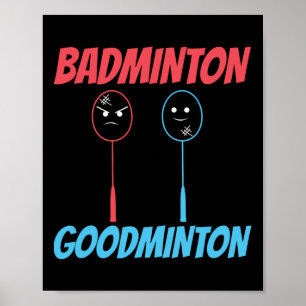Poster Mème de raquette Badminton Goodminton