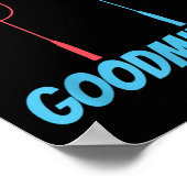 Poster Mème de raquette de Goodminton de Badminton (Coin)