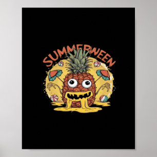 Poster Mème de tendance classique de Summerween