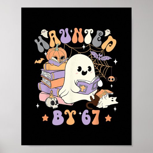 Poster Mème drôle hanté par 67 67 Six Sept (Devant)