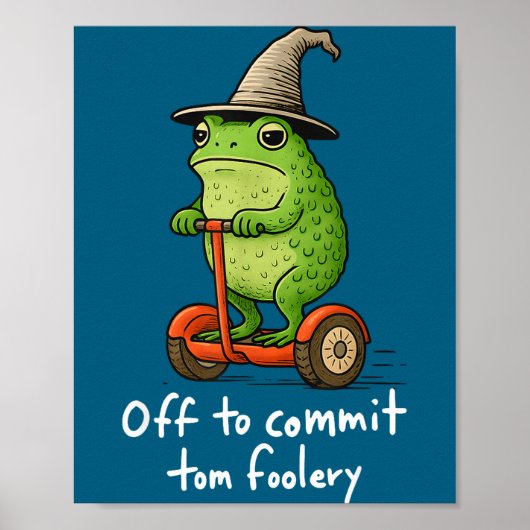Poster Meme du Magicien Grenouille Fantaisiste Parti Comm (Devant)