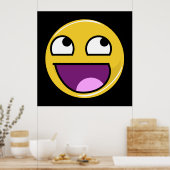 Poster Mème Internet Face génial (Cuisine)