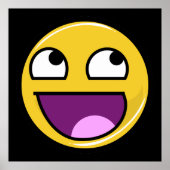 Poster Mème Internet Face génial (Devant)