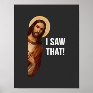 Poster Mème J'ai Vu Jésus