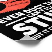 Poster Même Les Bandes De Bande De Duct Peuvent Fixer Stu (Coin)