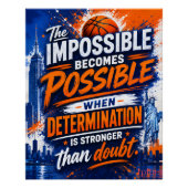 POSTER MÊME L'IMPOSSIBLE DEVIENT POSSIBLE  (Devant)