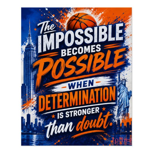 POSTER MÊME L'IMPOSSIBLE DEVIENT POSSIBLE (Devant)