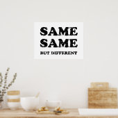 POSTER MÊME MAIS DIFFÉRENT (Cuisine)