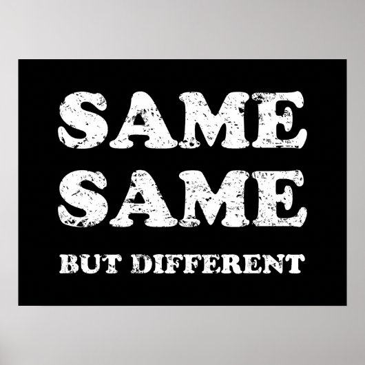 POSTER MÊME MAIS DIFFÉRENT (Devant)