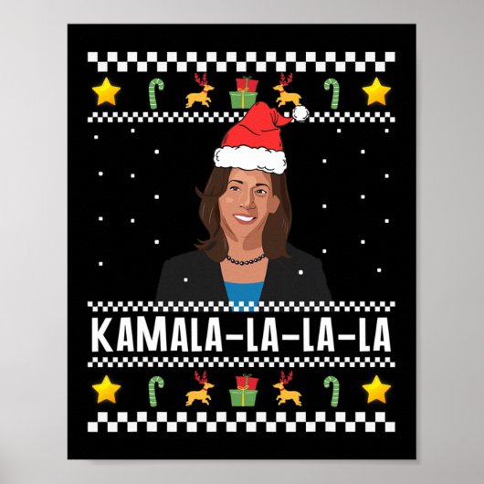 Poster Mème père Noël Ugly Christmas Sweater (Devant)