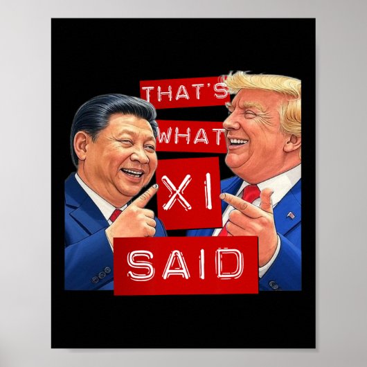Poster Mème Trump amusant (Devant)