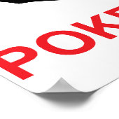 Poster Mème visage de la rage du visage de poker (Coin)