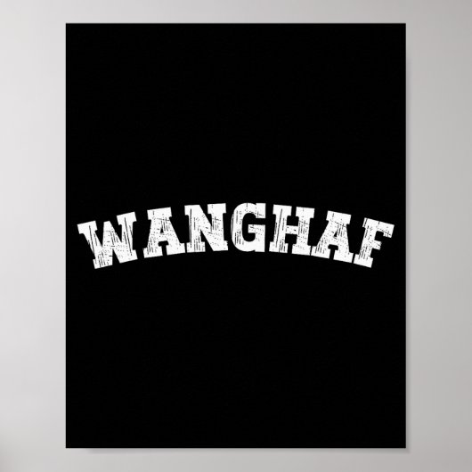 Poster Mème Wanghaf drôle (Devant)