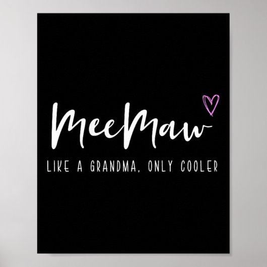 Poster Mémée comme une grand-mère mais en plus cool Mee p (Devant)