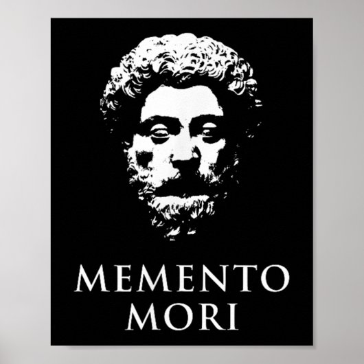 Poster Memento Mori Avec Marcus Aurelius Head (Devant)