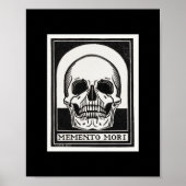Poster Memento mori Black Skeleton par Julie de Graag (Devant)