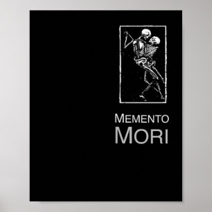 Poster Memento Mori Citation de stoïcisme Epictetus Cadea