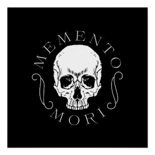 Poster Memento Mori Crâne Mur Art