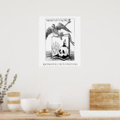 Poster memento mori dark academia (Cuisine)