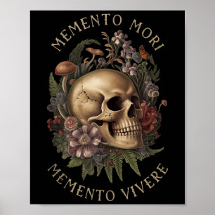 Poster Memento Mori Memento Vivere _ Philosophie & La