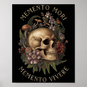 Poster Memento Mori Memento Vivere _ Philosophie & La