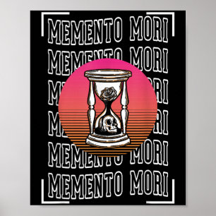 Poster Memento Mori Philosophie stoïque antique Phi