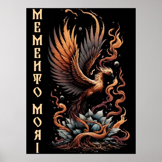Poster Memento Mori - Phoenix de la renaissance (Devant)