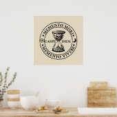 Poster memento mori vivere (Cuisine)