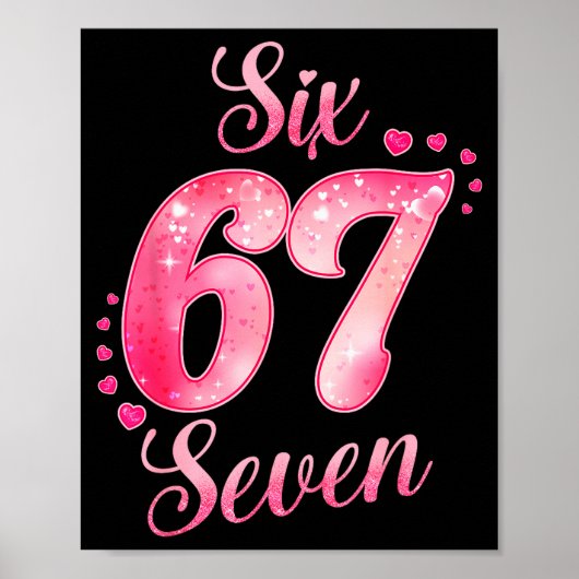 Poster Memes 6 Et 7 Six Sept Mignons Amour Saint-Valentin (Devant)