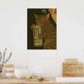 Poster Mèmes de chat de nappe  (Cuisine)