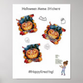 Poster Mèmes d'Halloween ! (Devant)