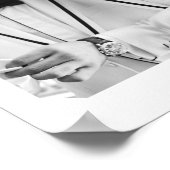 Poster Mémoire de Collage Photo d'Anniversaire de (Coin)