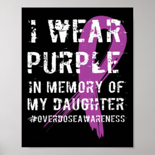 Poster Mémoire De La Fille Porte Violet Surdose Sensibili