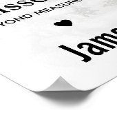 Poster Mémoire de marbre moderne Cadeau de souvenir de ph (Coin)