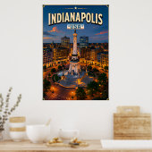Poster 🏁 Mémoire de vacances à Indianapolis Indiana (Cuisine)