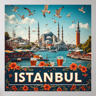 Poster 🧲 Mémoire de voyage à Istanbul Turquie pour les v