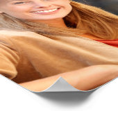 Poster Mémorial 4 Photos À jamais dans nos cœurs Script (Coin)