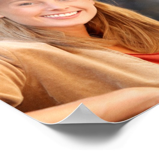 Poster Mémorial 4 Photos À jamais dans nos cœurs Script (Coin)