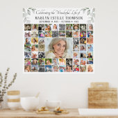 Poster Mémorial 59 Photo Collage Célébration de la vie (Cuisine)