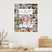 Poster Memorial 61 Photo Collage In Loving Memory (Cuisine)