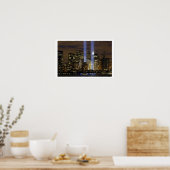 Poster Mémorial 9-11 "Hommage à la lumière" (Cuisine)