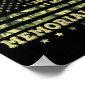 Poster Mémorial américain du Défi d'entraînement Murph 20 (Coin)