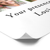 Poster Mémorial célébrant la vie Citation 27 Collage de p (Coin)