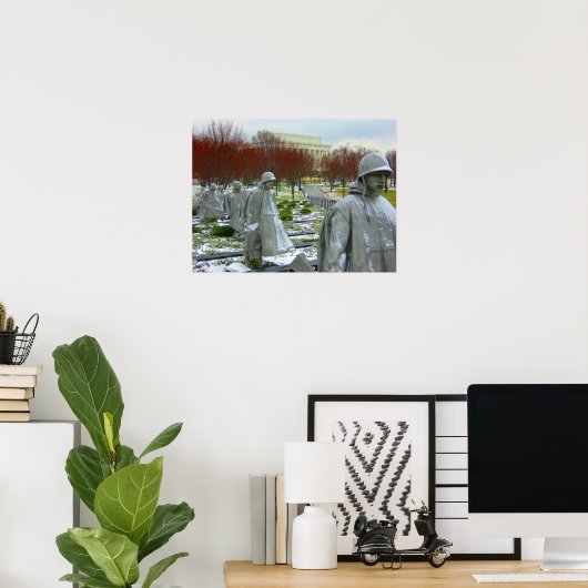 Poster mémorial coréen (Bureau à domicile)