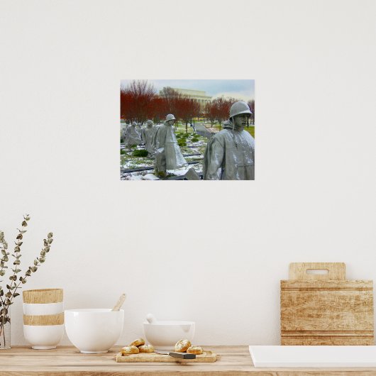 Poster mémorial coréen (Cuisine)