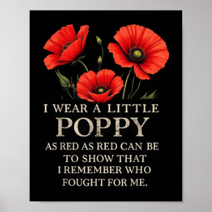 Poster Memorial Day 2025 Usa Memorial Veterans Day Red Po
