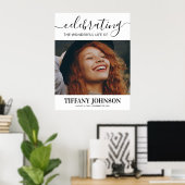 Poster Mémorial de célébration de la vie (Bureau à domicile)