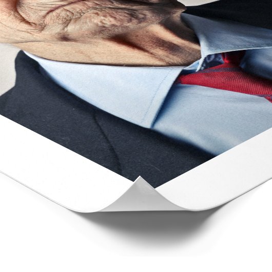 Poster Memorial de grille de photo moderne | Funérailles (Coin)