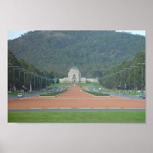 Poster Mémorial de guerre à Canberra dans la capitale aus (Devant)