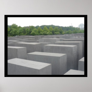 Poster mémorial de guerre berlin